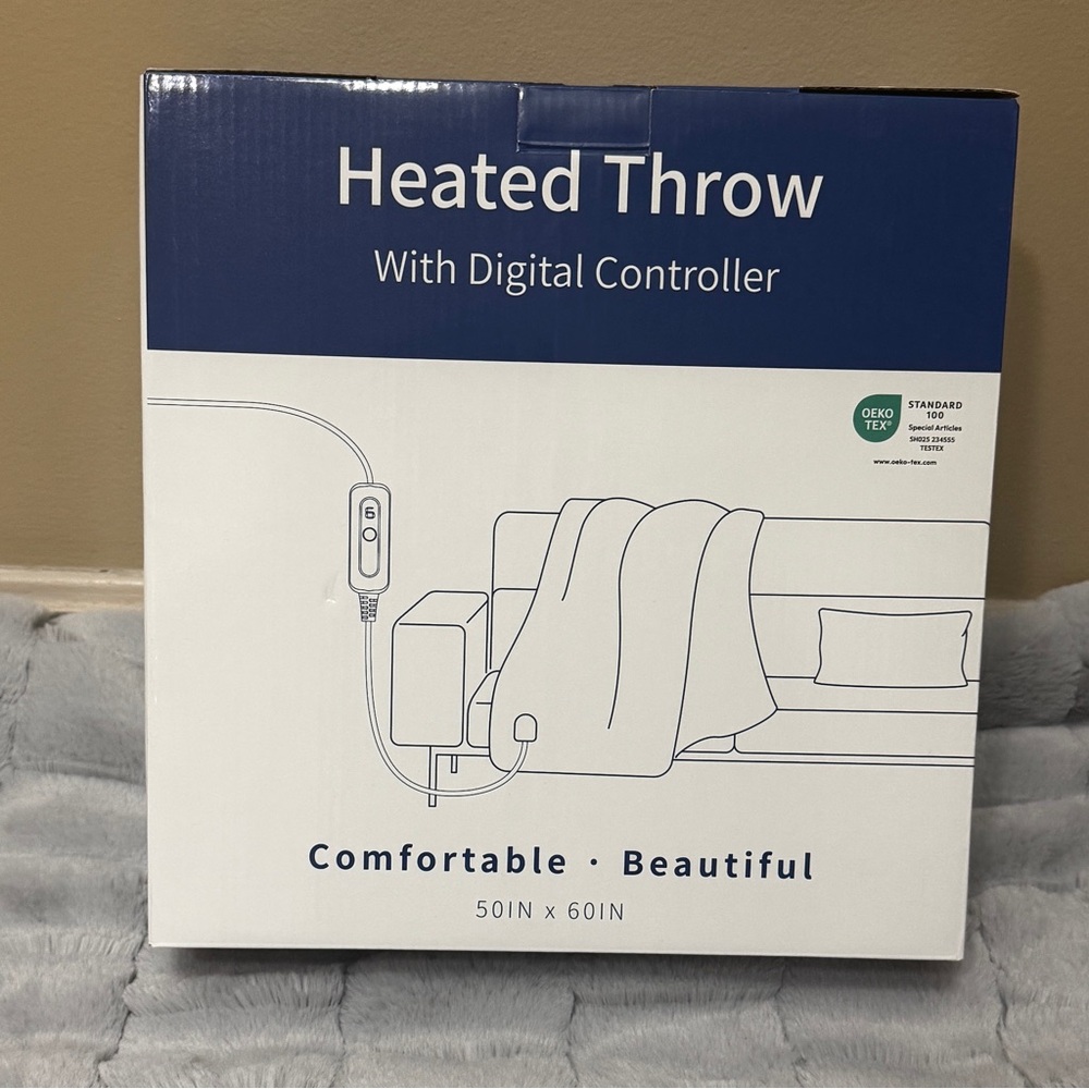 Heated Throw with Digital Controller